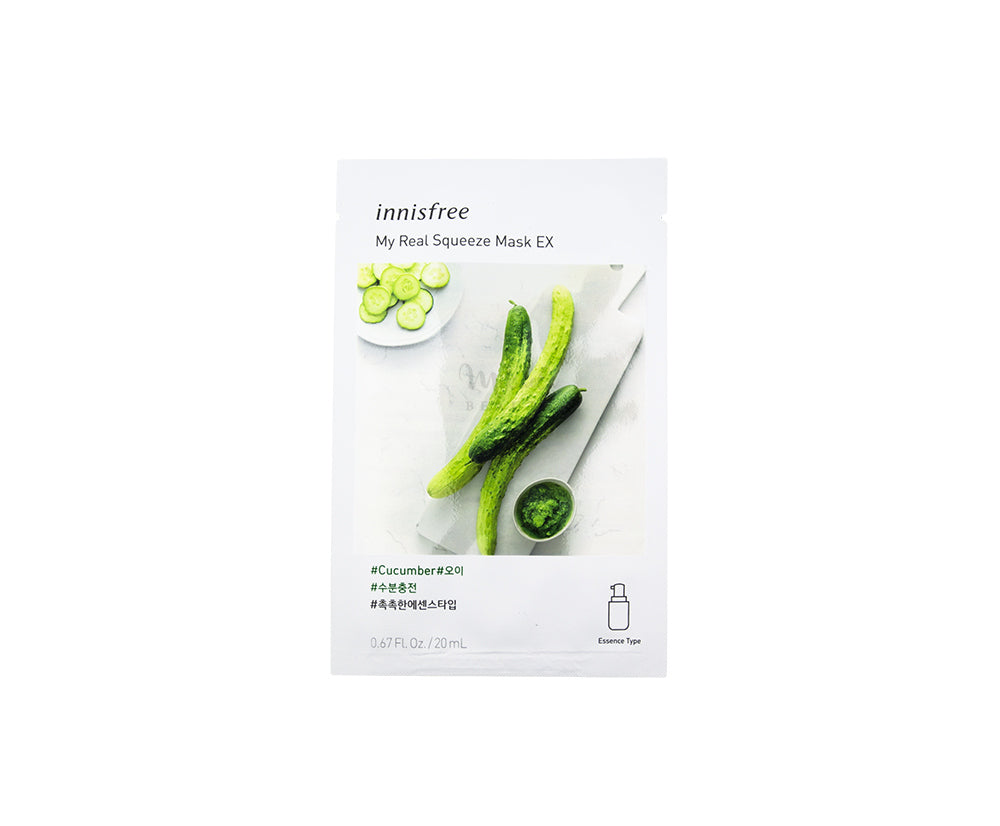 INNISFREE My Real Squeeze Mask EX Cucumber Canada Korean Skincare