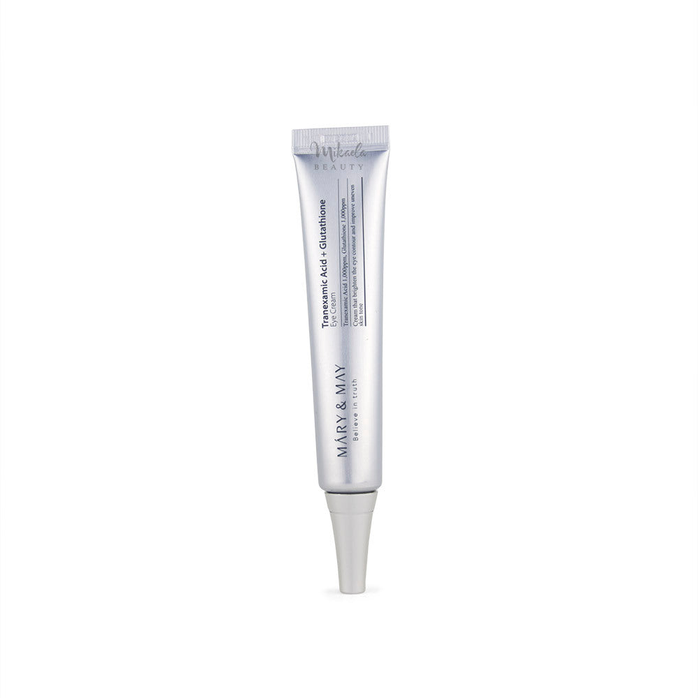 tranexamic acid and glutathione eye cream Amazon.com: Mary&May Tranexamic Acid + Glutathione Eye Cream Set (1,000ppm  each) – Brightening Under Eye Cream for Dark Circles & Uneven Tone, Vitamin  C, Niacinamide – 1.01 oz + 0.4 oz Mini main image 1