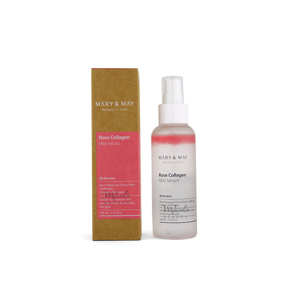 MARY & MAY Rose Collagen Mist Serum Canada Korean Skincare Mikaela