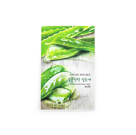 NATURE REPUBLIC Real Nature Mask Sheet Aloe | Korean Skincare Canada