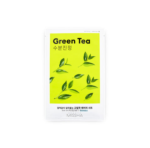 MISSHA Airy Fit Sheet Mask Green Tea Korean Skincare Canada | Mikaela