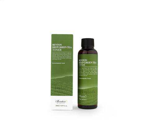 BENTON Deep Green Tea Toner | Korean Skincare Cosmetics Canada