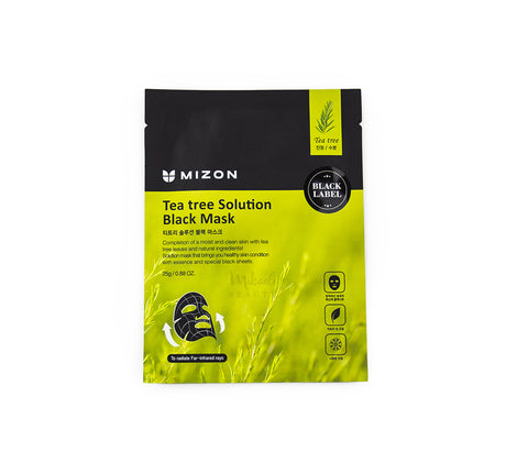 MIZON Tea Tree Solution Black Mask Canada | Korean Skincare Mikaela