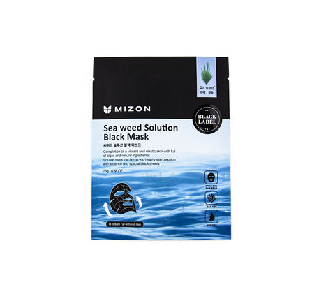 MIZON Seaweed Solution Black Mask Canada | Korean Skincare Mikaela
