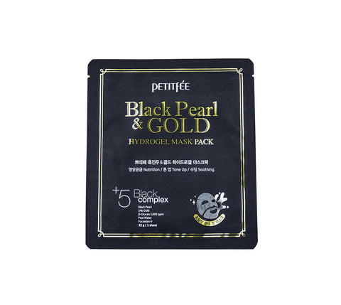 PETITFEE Black Pearl & Gold Hydrogel Mask Canada | Korean Skincare