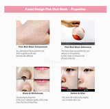 SO NATURAL Facial Design Deep Pink Mud Mask | Mikaela Beauty Canada