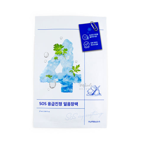 NUMBUZIN No.4 Icy Soothing Sheet Mask Canada | Korean Skincare Mikaela