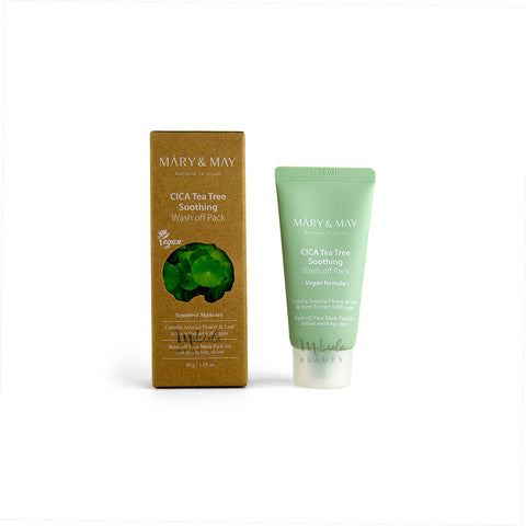 MARY & MAY CICA Tea Tree Soothing Wash Off Pack Canada | Mikaela