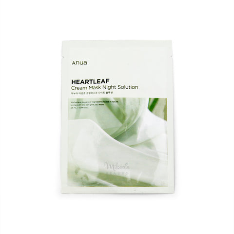 ANUA Heartleaf Cream Mask Night Solution Canada | Korean Skincare