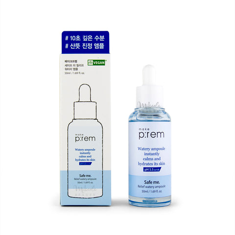 MAKE P:REM Safe Me Relief Watery Ampoule Canada | Korean Skincare