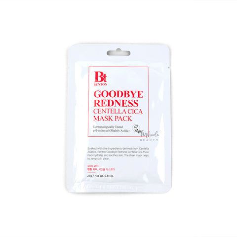 BENTON Goodbye Redness Centella Cica Mask Canada | Korean Skincare 