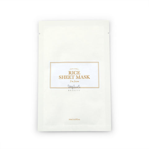 I'M FROM Rice Sheet Mask Canada | Korean Skincare | Mikaela Beauty