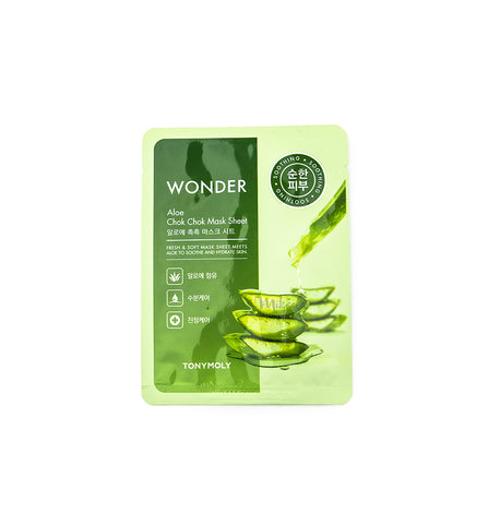 TONYMOLY Wonder Aloe Chok Chok Mask Sheet Canada | Korean Skincare