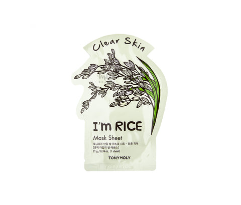 TONYMOLY - I'm Rice Mask Sheet (Clear Skin) Canada | Korean Skincare