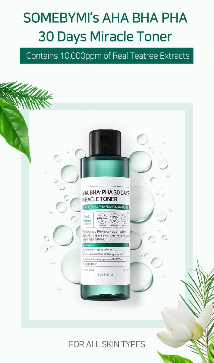 SOME BY MI AHA BHA PHA 30 Days Miracle Toner Canada | Korean Skincare ...