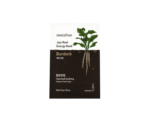 INNISFREE Jeju Root Energy Mask Burdock Canada | Korean Skincare