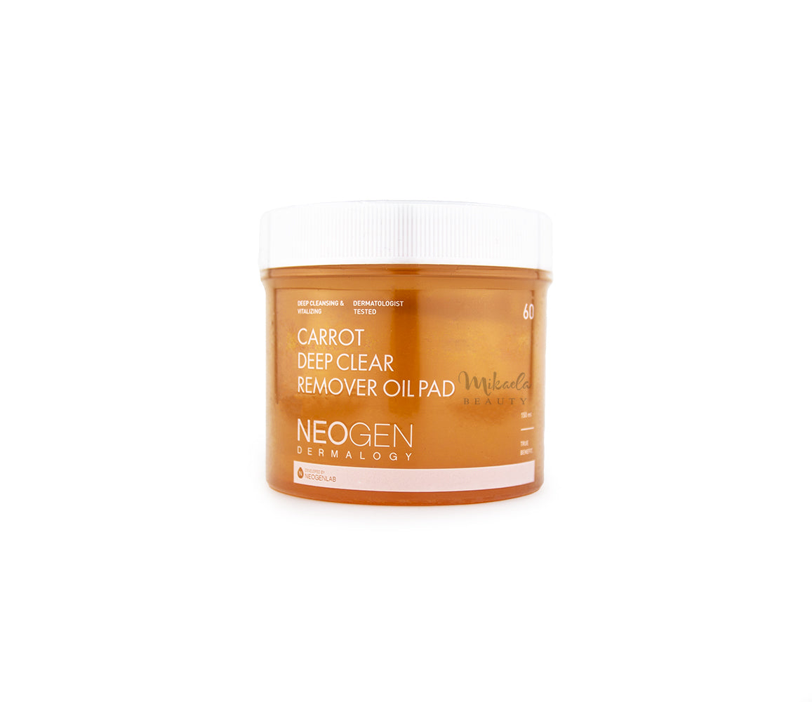 NEOGEN Carrot Deep Clear Remover Oil Pad Canada | Korean Skincare