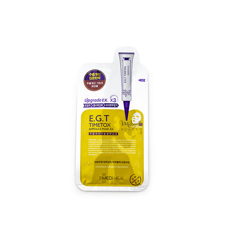 MEDIHEAL Ampoule Mask EX E.G.T Timetox Canada | Korean Skincare