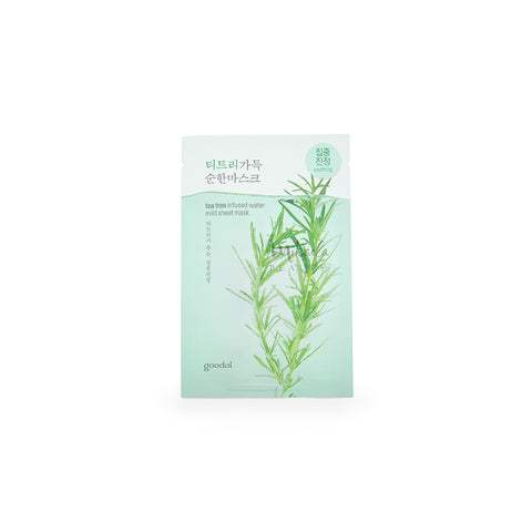 GOODAL Tea Tree Infused Water Mild Sheet Mask Canada | Korean Skincare