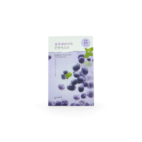 GOODAL Blueberry Infused Water Mild Sheet Mask Canada | Korean Skincare