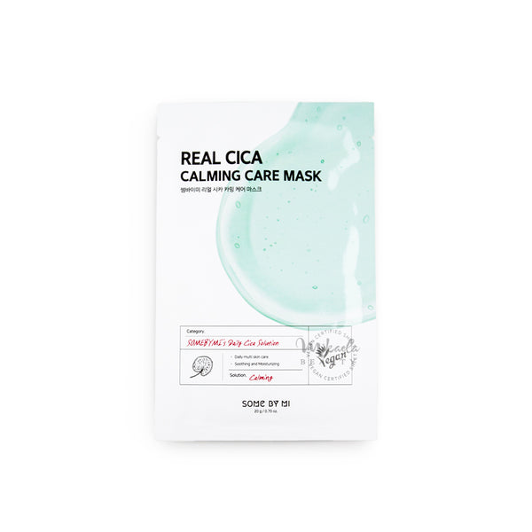 Some By Mi Real Cica Beruhigende Gesichtsmaske – 1 Blatt, Pflegend & Beruhigend Für Sensible Haut