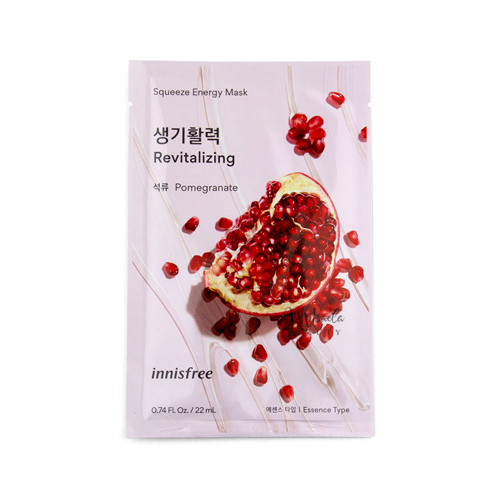 INNISFREE Squeeze Energy Mask Pomegranate Canada | Korean Skincare