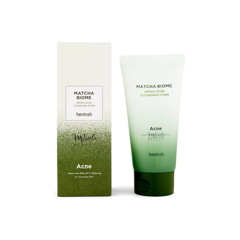 HEIMISH Matcha Biome Amino Acne Cleansing Foam Canada Korean Skincare