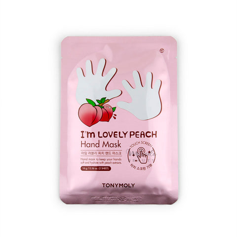 TONYMOLY I'm Lovely Peach Hand Mask Canada | Korean Skincare | Mikaela