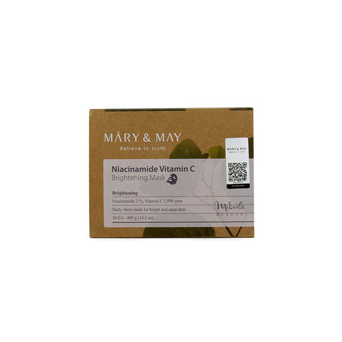 MARY & MAY Niacinamide Vitamin C Brightening Mask Canada | Mikaela