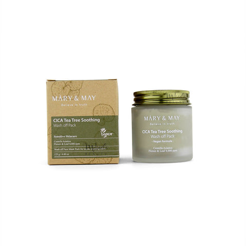 MARY & MAY CICA Tea Tree Soothing Wash Off Pack Canada | Mikaela