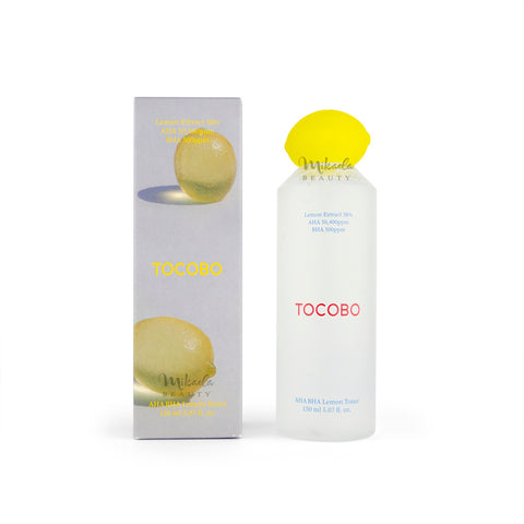 TOCOBO AHA BHA Lemon Toner Canada | Mikaela Korean Skincare