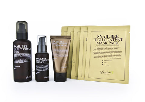 Benton Snail Bee Pack Plus | Toner Essence Cream Mask | Canada & USA