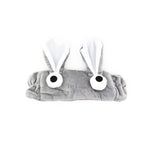Cute Hair Band Bunny Ears Grey | Korean skincare | Canada & USA 