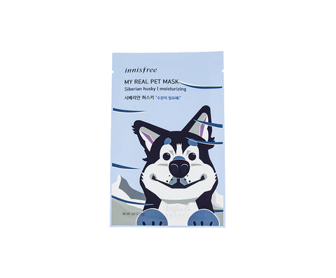 INNISFREE My Real Pet Mask Siberian Husky | Canada  | Mikaela Beauty