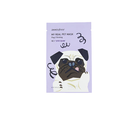 INNISFREE My Real Pet Mask - Pug | Canada  | Mikaela Beauty