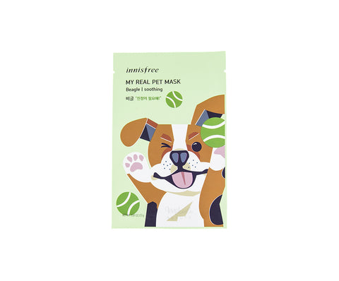 INNISFREE My Real Pet Mask - Beagle | Canada & USA | Mikaela Beauty