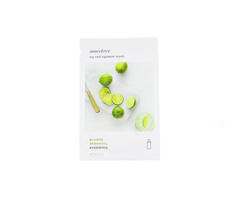 INNISFREE My Real Squeeze Mask Lime | Korean Skincare Canada Mikaela