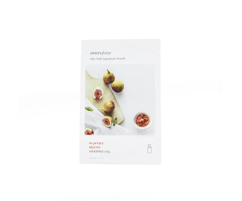 INNISFREE My Real Squeeze Mask Fig |  Korean Skincare Canada Mikaela