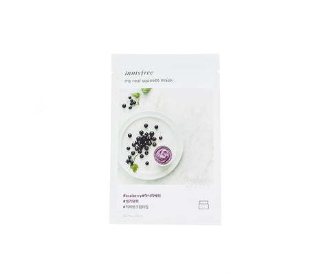 INNISFREE My Real Squeeze Mask Acai Berry | Korean Skincare Canada