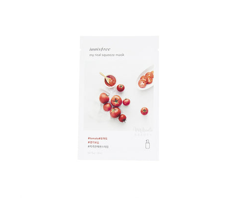 INNISFREE My Real Squeeze Mask Tomato | Korean Skincare Canada Mikaela