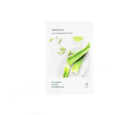 INNISFREE My Real Squeeze Mask Aloe | Korean Skincare Canada