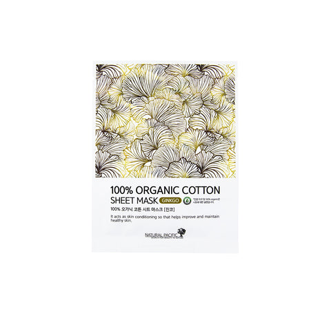 NATURAL PACIFIC 100% Organic Cotton Mask Ginkgo | Canada | Mikaela