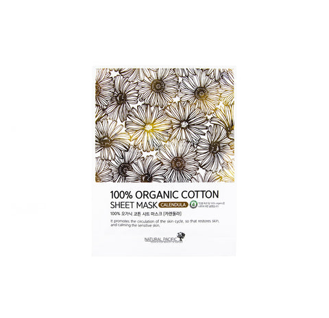 NATURAL PACIFIC 100% Organic Cotton Mask Calendula | Canada | Mikaela