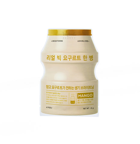 A'PIEU Real Big Yogurt One Bottle Mango | Korean Skincare Canada 