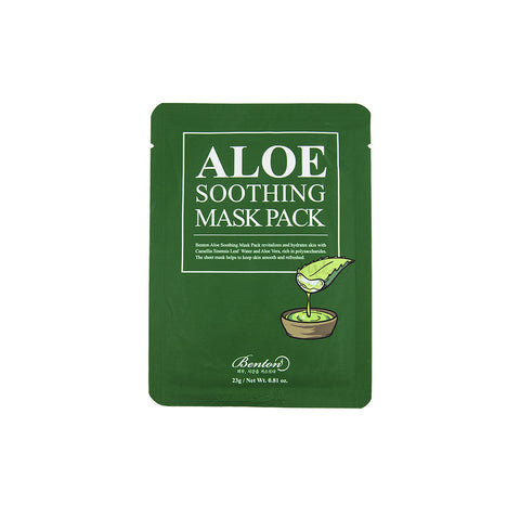 BENTON Aloe Soothing Mask Pack | Korean Skincare Cosmetics Canada