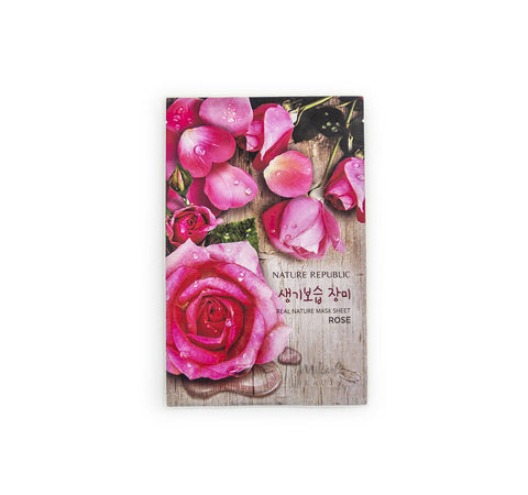 NATURE REPUBLIC Real Nature Mask Rose | Korean Skincare Canada