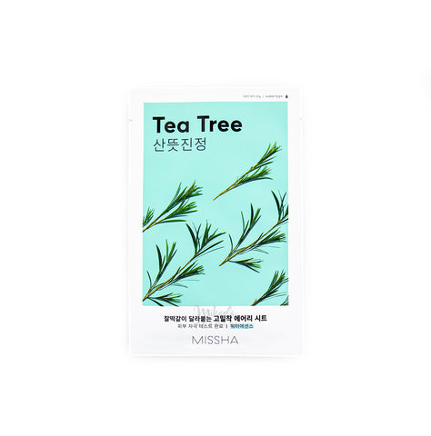 MISSHA Airy Fit Sheet Mask Tea Tree Korean Skincare Canada | Mikaela