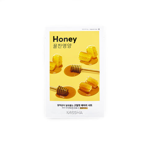 MISSHA Airy Fit Sheet Mask (Honey) Korean Skincare Canada | Mikaela