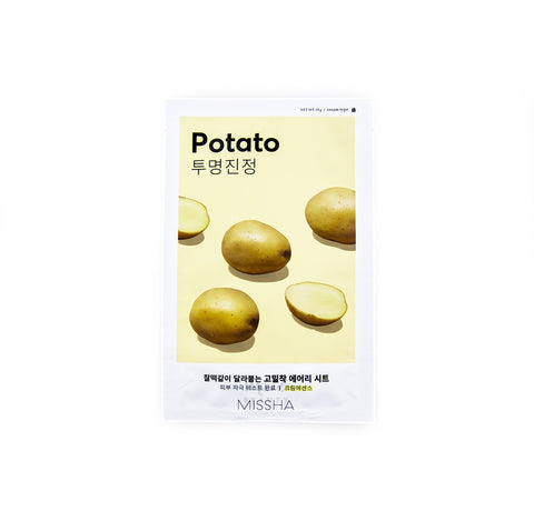 MISSHA Airy Fit Sheet Mask (Potato) Korean Skincare Canada | Mikaela