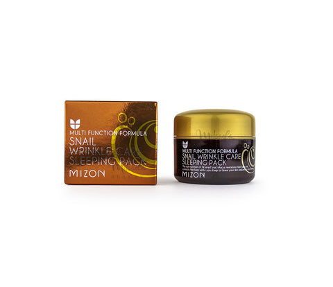 MIZON Snail Wrinkle Care Sleeping Pack | Korean Skincare Canada & USA